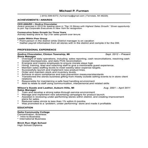 Mackenzie Tubert Resume 8-1-16 | PDF