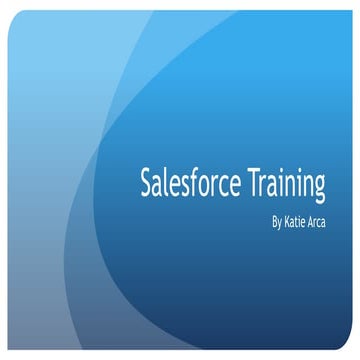 salesforce training