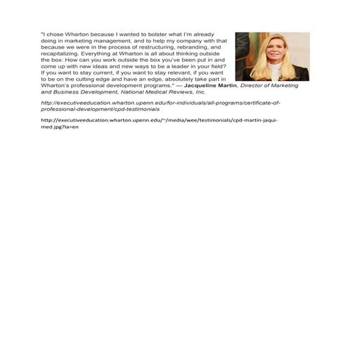 Wharton Client Testimonial Pdf