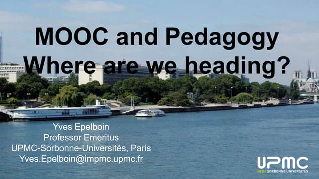 MOOCs and pedagogy: where are we he...