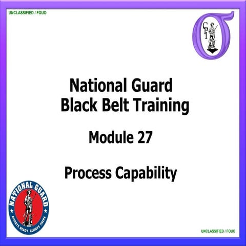 NG BB 27 Process Capability