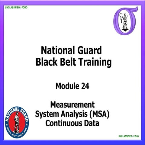 NG BB 24 Measurement System Analysis - Continuous