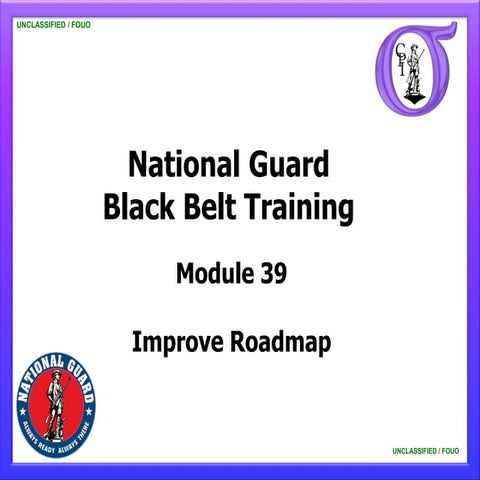 NG BB 39 IMPROVE Roadmap
