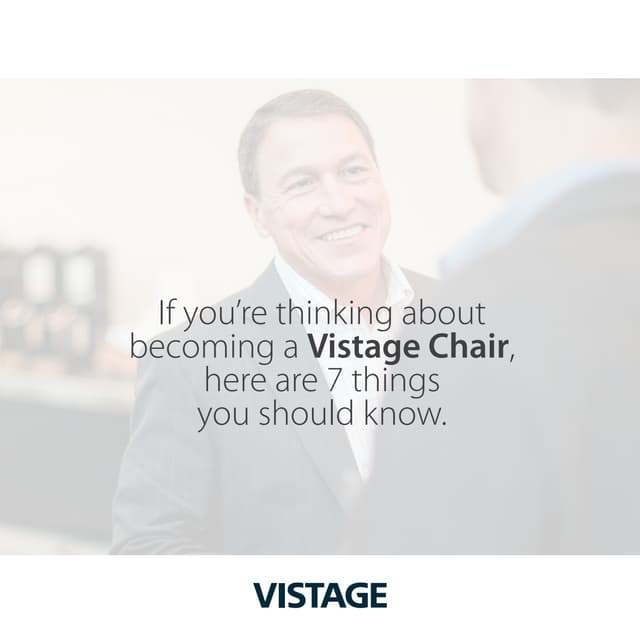 Vistage Chair Brochure PDF