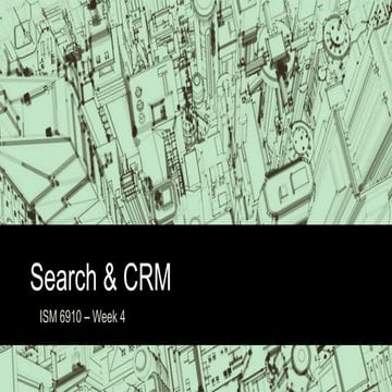 6910   week 4 - sem, seo, & cxm