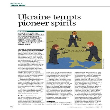 Report on Ukraine for The Financial Times_August-September 2011 issue_Author ...