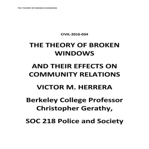 THE_THEORY_OF_BROKEN_WINDOWS SAMPLE WRITING