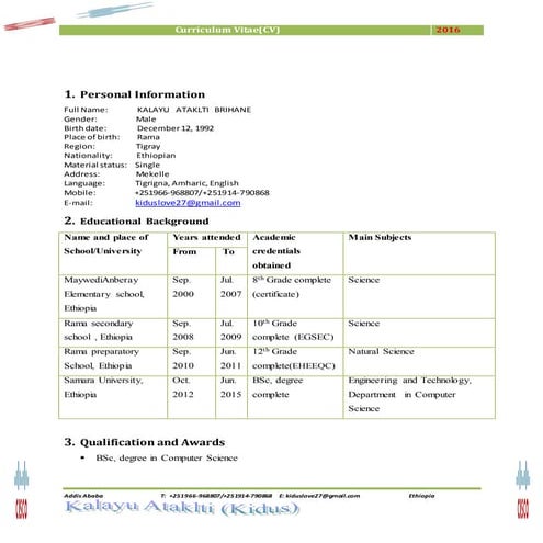charles cv | DOCX