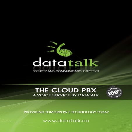 DataTalk Cloud IPBX Booklet
