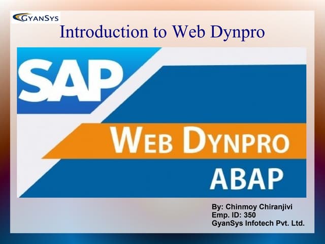 Web dynpro