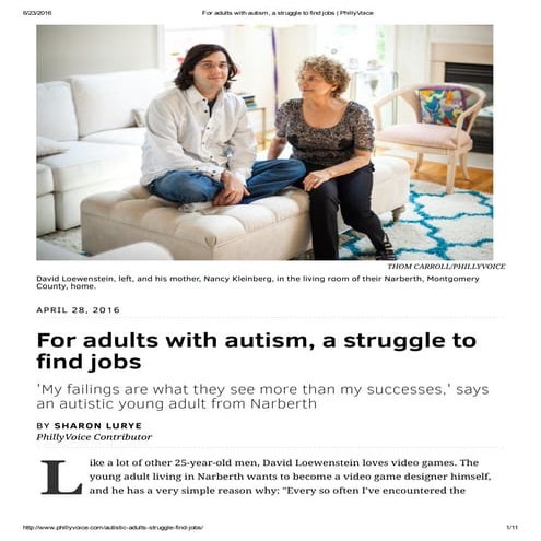 Autism in the workplace | PPTX