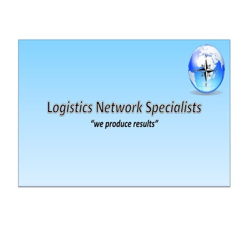 Logistics Network Specialists