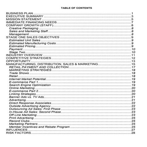 Re-Q Inc business Plan