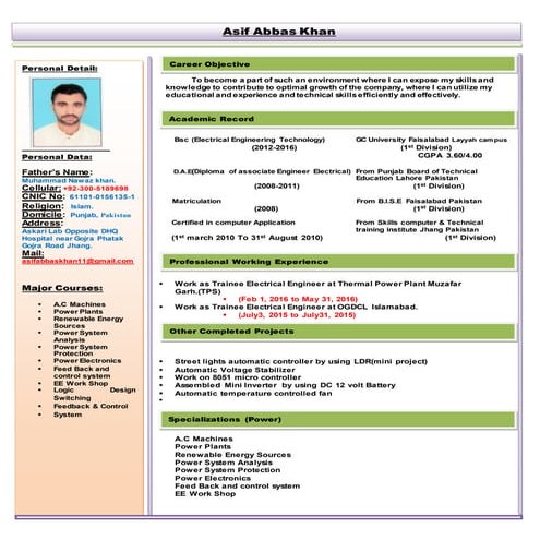 SAIDUL-EEE(CV) | PDF