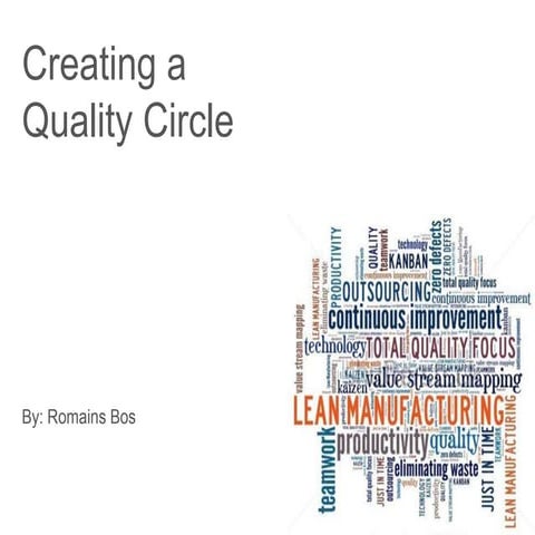 Creating a Quality Circle