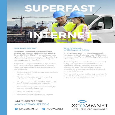 Superfast Building sites