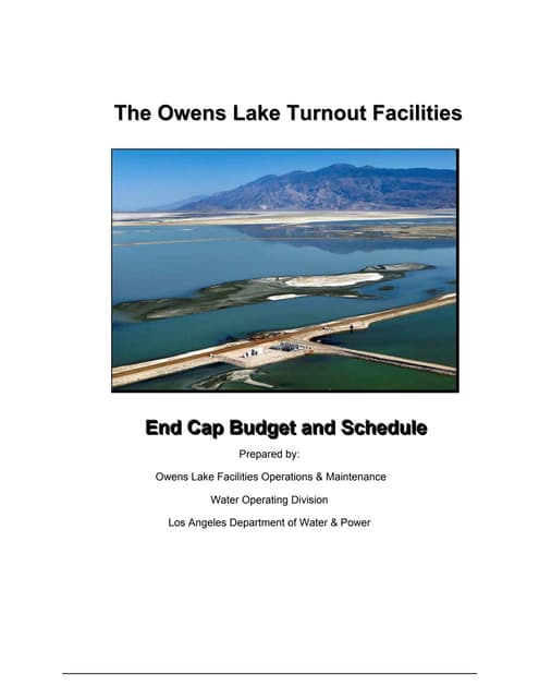 FINAL The Owens Lake Turnout Facili...