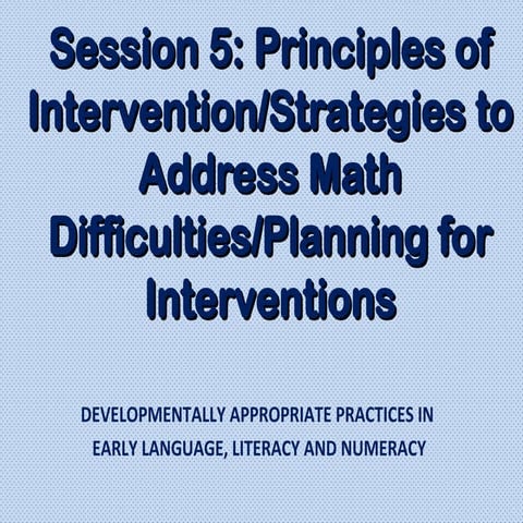 699076215-Math-Interventions.ppt for learners | PPT