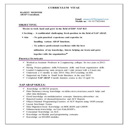 MY NEW SA RESUME 2016