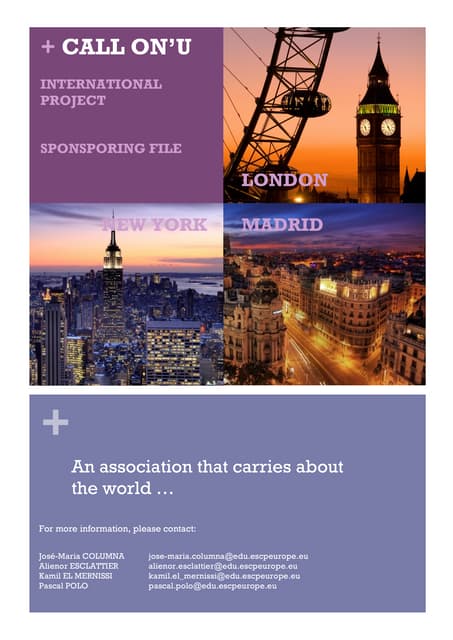 BROCHURE Call ONU
