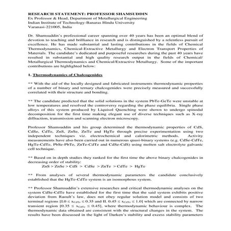 Research statement | PDF