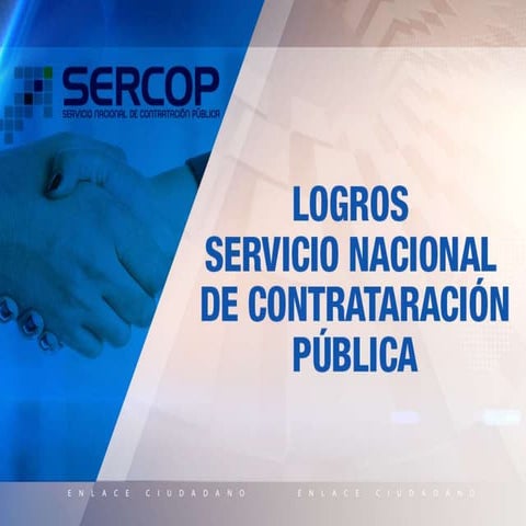 EC 512: Logros Sercop
