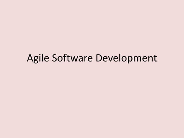 6a.Agile Software Development.ppt