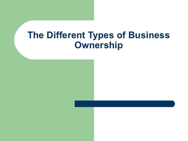 6a. types of business ownership