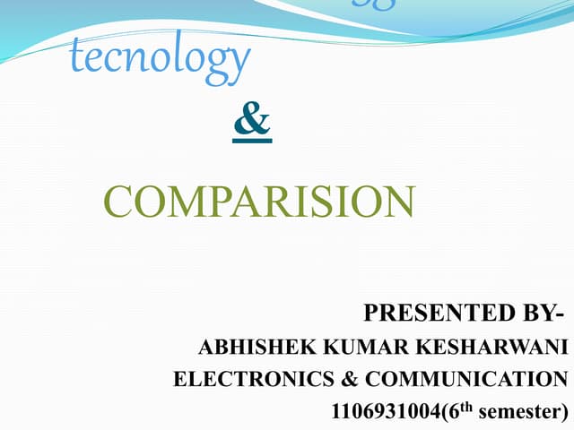 Abhishek 1G- 4G Technology