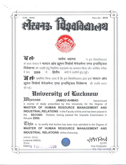 B.A DEGREE ATTESTED (1) | PDF