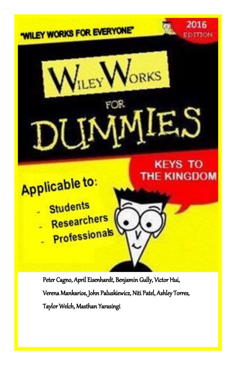 Wiley for Dummies (2)
