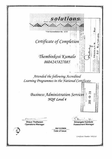 Investigation of Financial Crime Certificate | PDF