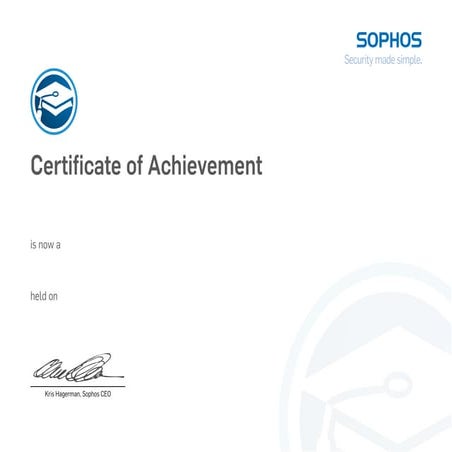 Sophos Certified Engineer