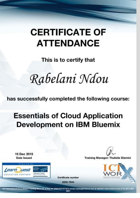 IBM certification | PDF