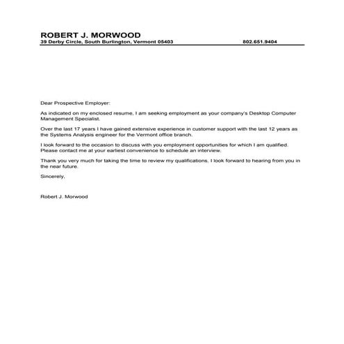 Resume_Robert_Morwood