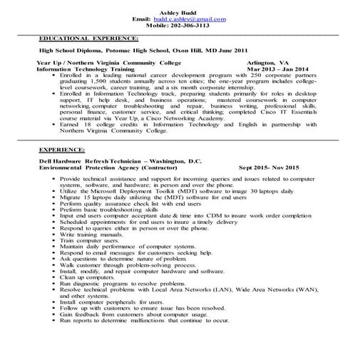 Ashley Budd Resume 01-15-16