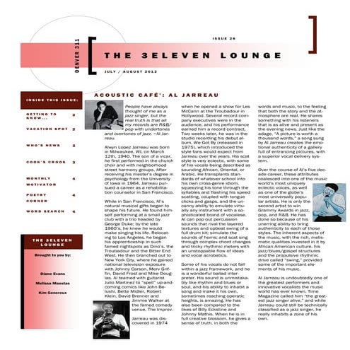 28 Jul Aug 2012 Newsletter