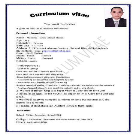 Curriculum vitae | PDF