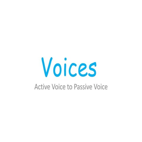 Active Voice