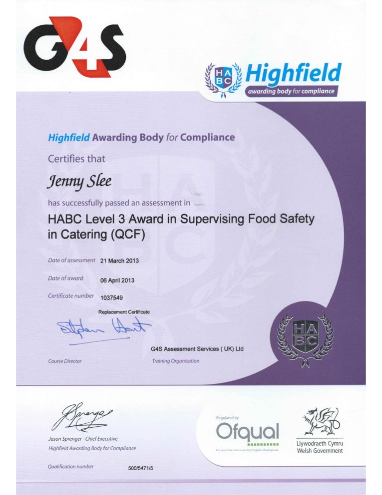 food safety level 2 answers