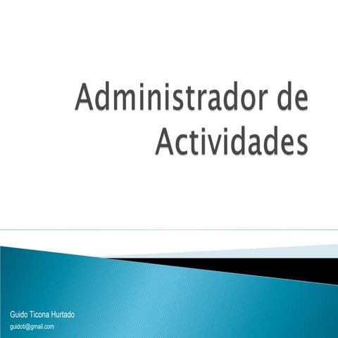 6 Administración Android -  Activity Manager 2
