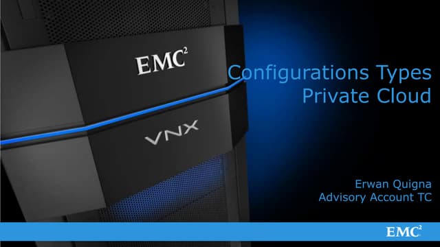 configurations type cloud VNX