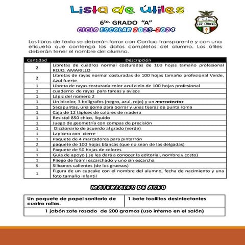 6A Lista de útiles 23-24 .pdf