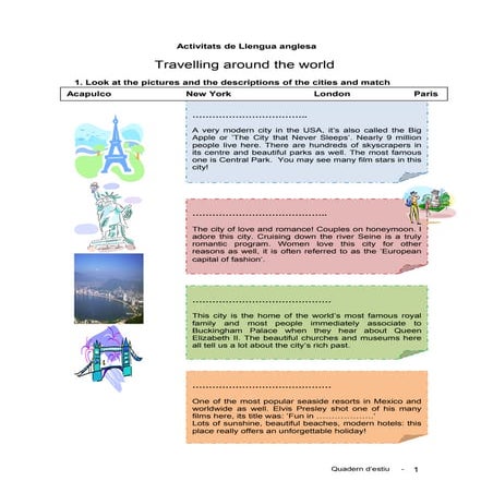 Deures estiu anglès