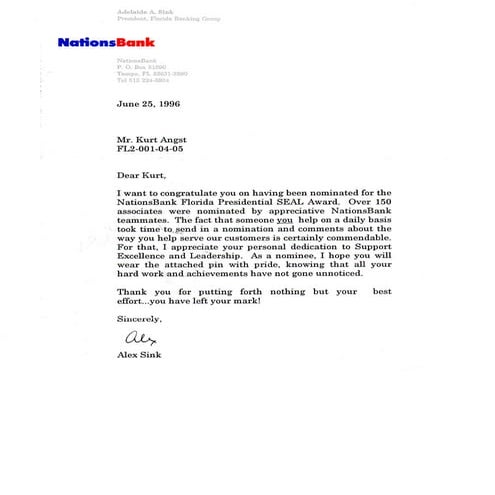 Fiserv Reference letter kurt angst jim weber | PDF