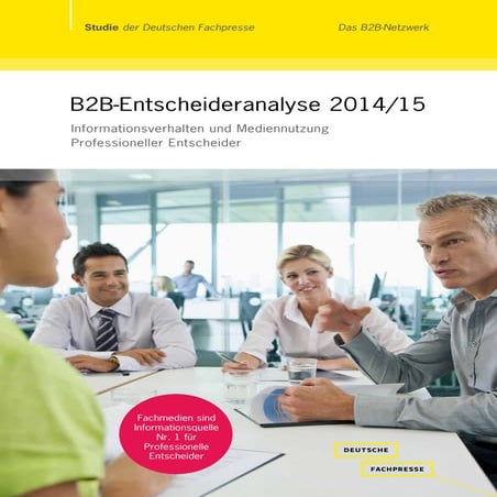 B2B-Entscheideranalyse 2014/15
