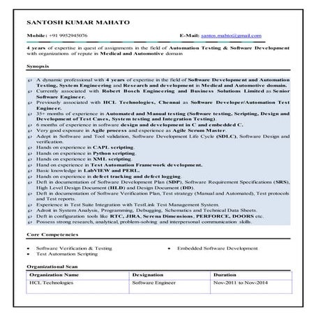 SANTOSH MAHATO_RESUME