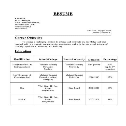 RESUME Karthik | DOCX