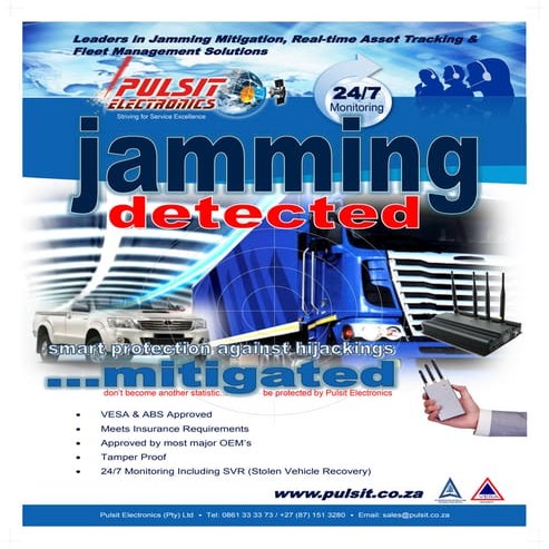 Pulsit Jamming Mitigation Solution | PDF