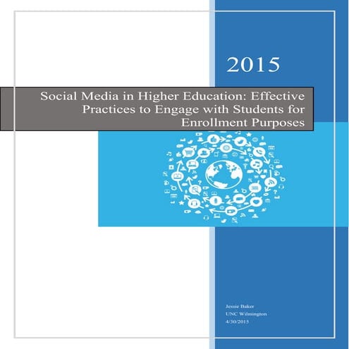 Social Media in Higher Education